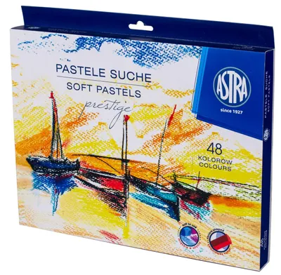 Produktbild von Astra Prestige Trockenpastelle 48 Farben. 6149