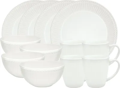 Produktbild von Greengate Alice Frühstücksset white 12tlg
