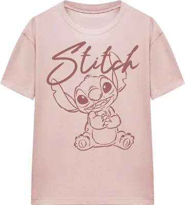 Immagine prodotto di Lilo & Stitch - Maglietta "Sketchy And Cute" per donna TV19822 (M) (Blassrosa)