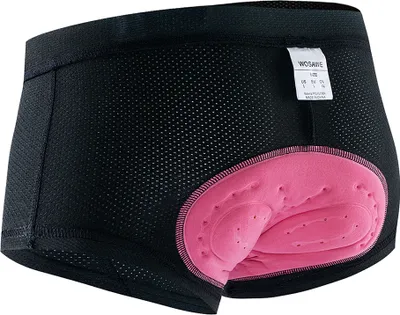 Produktbild von Frauen Radfahren Unterwaesche 3D Gel gepolstert atmungsaktive Mesh MTB Bike Riding Biking Unterwaesche Shorts (L)