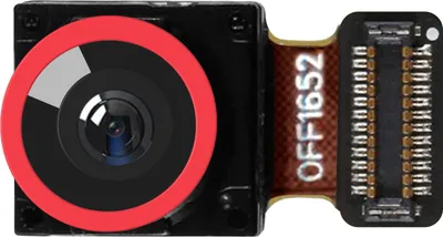 Produktbild von Clappio, Frontkamera-Modul mit Flexkabel für Huawei P40 Lite, Schwarz