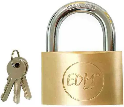 Productafbeelding van Tastenklem EDM, messing, standaard (6 x 3,6 cm)