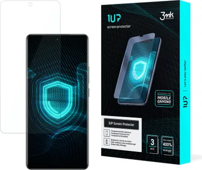 Produktbild von 3mk Display Schutzfolie 1UP für Realme GT 6 transparent Gaming (3 Stück)