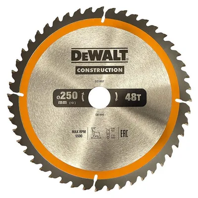 Image de Lame de scie circulaire portative DEWALT Carbure Construction