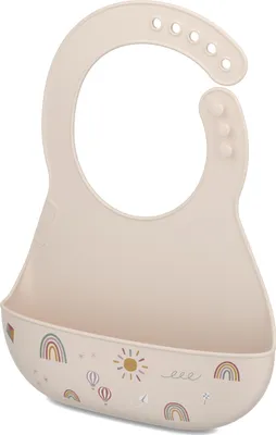 Produktbild von Mepal - Lätzchen Mio - Abgerundete Nackenverschlüsse für eine bequeme Passform - Tiefe Tasche zum Auffangen von Lebensmitteln - Spülmaschinengeeignet - -frei - Sunshine & Rainbow