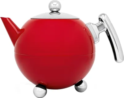 Immagine prodotto di Bredemeijer Duet Bella Ronde Einzelne Teekanne 1200 ml Rot