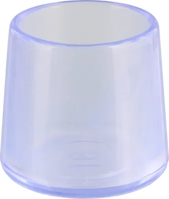 Produktbild von WAGNER Kappen für Stahlrohr rund 4tlg. - Ø 16 / 21 x 21 mm, Abrieb 4 mm, Kunststoff transparent - 15067199