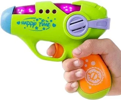 Produktbild von Spielzeugpistole mit Licht & Sound - Kinder Pistole Batteriebetrieben - Action Spielzeug