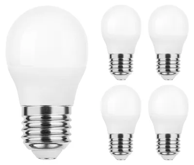 Produktbild von Modee E27 LED Filamentlampe G45 4,9W 470lm 2700K Extra Warmweiß 5 Stück