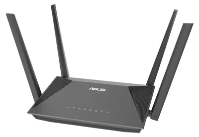 Produktbild von ASUS RT-AX52 AX1800 AiMesh, Wi-Fi 6 (802.11ax), Dual-Band (2,4 GHz/5 GHz), Ethernet/LAN, Schwarz, Tabletop-Router