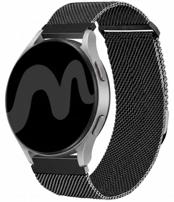 Productafbeelding van imoshion Milanees magnetisch bandje - Universeel 20 mm aansluiting - Maat S - Zwart, AI-gegenereerde afbeelding