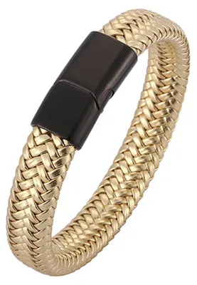 Productafbeelding van Leren Armband voor Mannen met Magnetische Sluiting