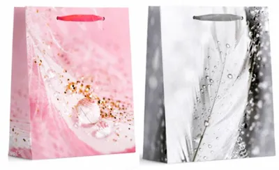 Zdjęcie produktu dla NInvest Torebka upominkowa brokatowa 26x32x12,5 cm - idealna na prezent