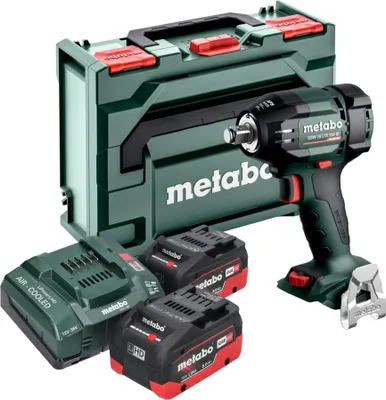 Obrázek produktu pro Metabo SSW 18 LTX 550 BL akumulátorový rázový utahovák 18 V 550 Nm bezkartáčový + 2x LiHD akumulátor 8,0 Ah + nabíječka + metaBOX