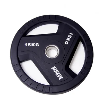 Zdjęcie produktu dla Uretanowy krążek olimpijski IRONLIFE 15 kg