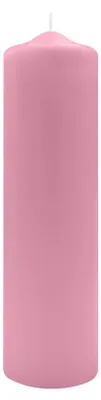Produktbild von Spitzkopf Stumpen Kerzen Rosa 30 x Ø 8 cm, 6 Stück