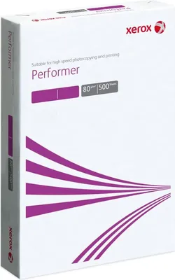 Zdjęcie produktu dla Papier Xerox Performer A5 biały, 80g/m2, opakowanie 500 arkuszy, format A5