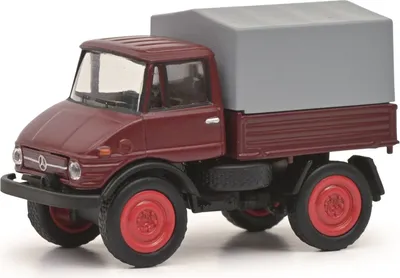 Image de Schuco 452660900 - Unimog U406 rot, 1:87 - Modellauto