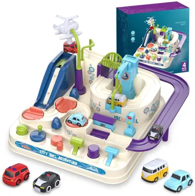 Produktbild von Interaktives Auto Spur Spielzeug Arcade Hindernisbahn Für Kinder