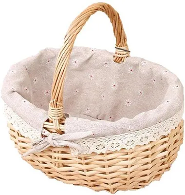 Produktbild von Picknickkorb, Wickerkorb, geflechtter Osterkorb, Picknickkorb, Party und Grill