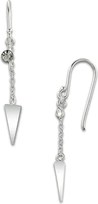 Produktbild von SilberDream weiß Ohrringe Dreieck Zirkonia Damen 925 Silber Ohrhänger SDO8813W