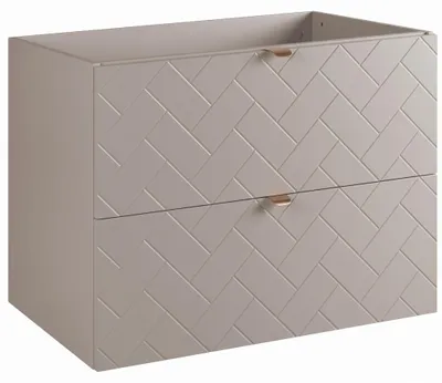 Produktbild von RODAN | Waschbeckunterschrank 80 cm - Beige Matt - Badezimmerschränke - Badmöbel - Waschbecken Unterschränke - Ohne Platte