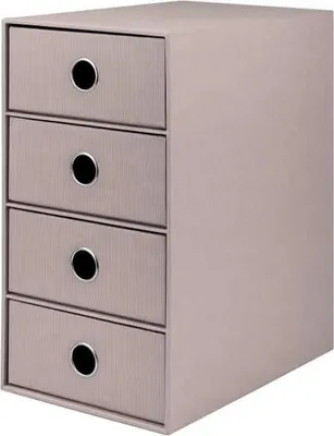 Produktbild von RÖSSLER 1524452494 Schubladenbox SOHO - einzel Schublade für A4, taupe