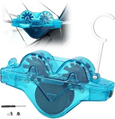 Produktbild von Kettenreiniger - Kette reinigen - Bürste zur Kettenreinigung für Fahrräder - Fahrradkettenreiniger - Kettenreiniger für Fahrräder - Fahrradkette - Kettenreiniger für Fahrräder (Fahrrad) - Kettenreiniger - Kette reinigen - Einfache Reinigung - Werkzeug zur Kettenreinigung