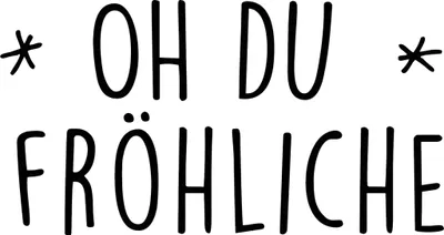 Produktbild von HEYDA 211800409 Stempel Weihnachten Oh du fröhliche Holz matt lackiert