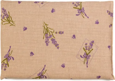 Produktbild von Leinsamen + Lavendelkissen 30 x 20 cm, Landhausstil Romantik - Wärmekissen Mikrowelle und Backofen - 30x20cm - Leinsamen + Lavendel