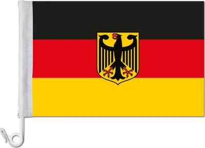 Produktbild von Auto-Fahne: Deutschland mit Adler -