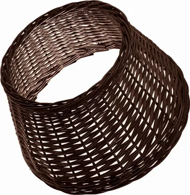 Produktbild von Weihnachtsbaumkorb - Rattan Baumkragen - Natürlich, Geflochten, Ø 46,5 cm - Dunkel