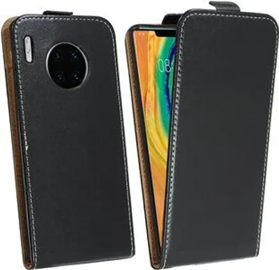 Obrázek produktu pro cofi1453® Flipové pouzdro kompatibilní s mobilním telefonem HUAWEI MATE 30 PRO Vertikální skládací ochranný kryt Flip Cover Black