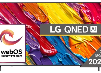 Zdjęcie produktu dla LG QNED 75QNED82A3B, 190,5 cm (75"), 3840 x 2160 px, QNED, Smart TV, Wi-Fi, Czarny