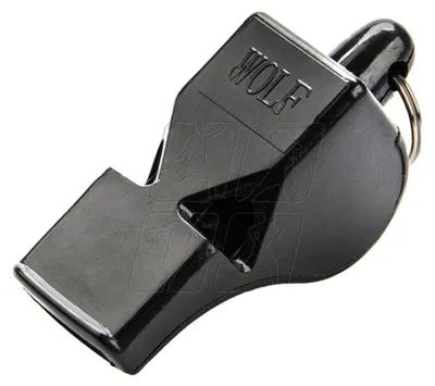 Produktbild von Meteor - Sportpfeife "Wolf" - Kunststoff PP262 (Einheitsgröße) (Schwarz)