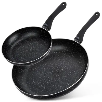 Produktbild von Vilde | Bratpfannen 2er Set - Ø 20/32 cm - Aluminium - Antihaftbeschichtung - Induktion - SIMPLE HOME