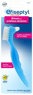 Zdjęcie produktu dla Szczotka do protez Efiseptyl, dwugłowowa, zapewniająca optymalne czyszczenie protez zębowych