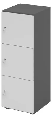 Zdjęcie produktu dla Szafka 3OH 3xDS grafit/szary