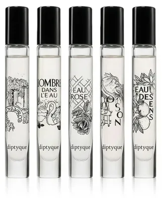 Image de Coffret découverte Diptyque L'Art du Parfum, miniatures EDT, 5 x 7,5 ml
