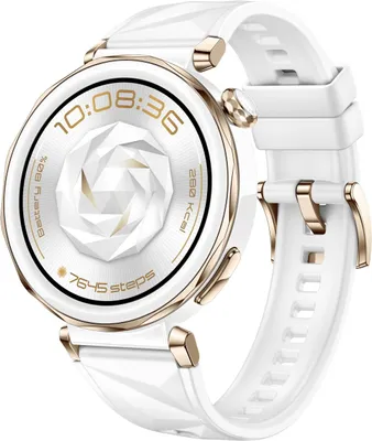 Produktbild von Huawei Watch GT 5 Pro 42 mm Bluetooth Weiß (Fluor) Jana-B29F