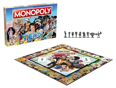 Zdjęcie produktu dla Winning Moves One Piece Monopoly, Gra planszowa, Przyjęcie, 12 lat(a), Gra rodzinna