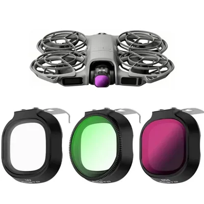 Produktbild von ND Filter Set für DJI Neo 2 – UV CPL ND8 Filter 3er Set HD Glas