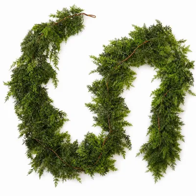 Künstliche Zypressengirlande 270 cm für Weihnachtsdeko