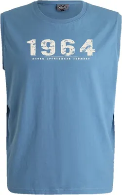Produktbild von Übergrößen Tanktop Vintage Number beige AHORN SPORTSWEAR Parisian Blue 8XL