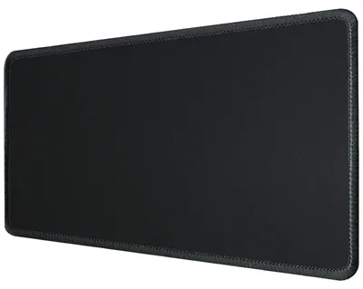 Obrázok produktu pre Podložka pod písací stôl, 90 x 30 cm, čierna - protišmyková podložka pod myš - polyester a guma