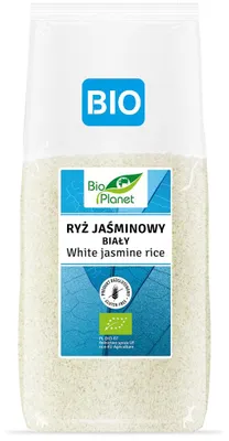 RYŻ JAŚMINOWY BIAŁY BEZGLUTENOWY BIO 1 kg - BIO PLANET