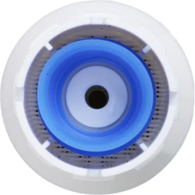 A top-down view of a water filter for coffee machines.