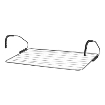 Produktbild von Kipit Wäscheständer Schwarz Silber 105 x 3 x 54 cm Balkon (4 Stück)