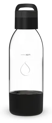 Produktbild von Dafi PushAir 0,5l schwarz Mehrwegflasche mit Kohlensäure
