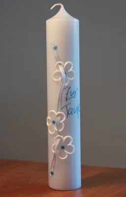 Produktbild von Wiedemann 167020.112 Taufstumpen Babyblau